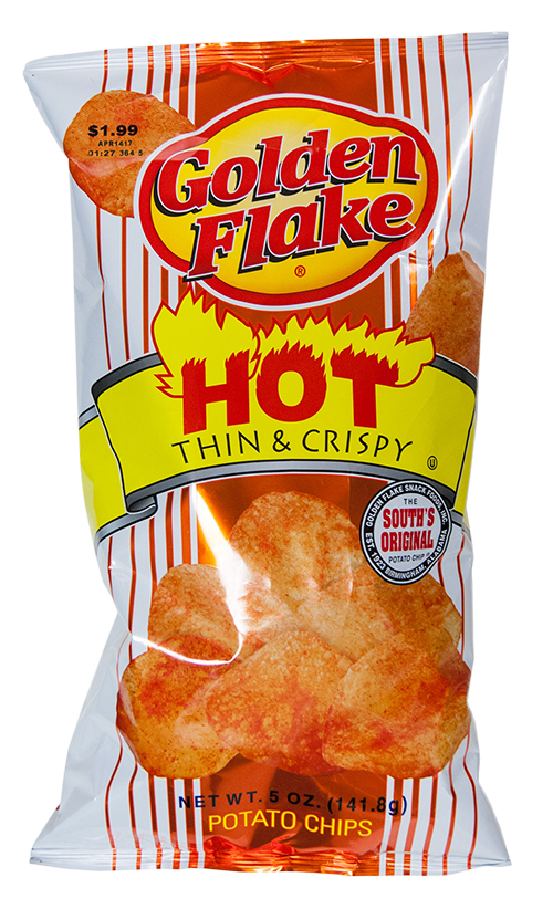 Golden Flake Snack Foods, Inc., Announces Voluntary Recall of Two Specific Product Code Lots of HOT Thin & Crispy 5.0 oz. Potato Chips Due to Possible Health Risk